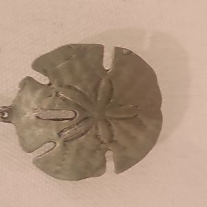 Vintage Metzke Pewter Sanddollar necklace